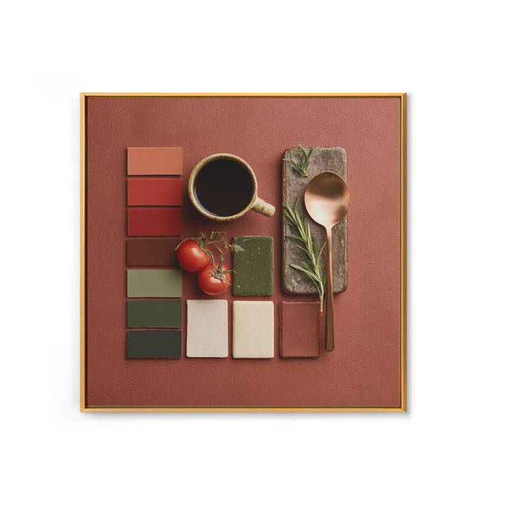 Moody Dark Roast Still Life Framed Canvas Print, Coffee Shop Art, Fine Art Print, Cafe Decor, Fine Art, Cafe, Printable, CSA-1x1-80