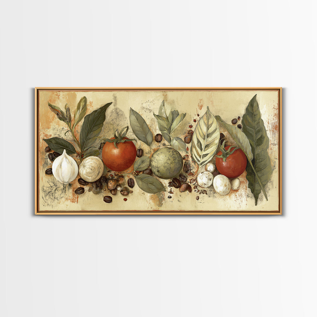 Coffee Bean Pattern Framed Canvas Print, Coffee Shop Art, Bedroom Wall Art, Cafe Decor, Fine Art, Cafe, Modern Decor, CSA-2x1-11