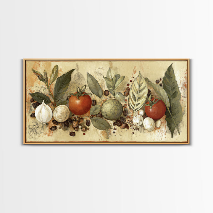 Coffee Bean Pattern Framed Canvas Print, Coffee Shop Art, Bedroom Wall Art, Cafe Decor, Fine Art, Cafe, Modern Decor, CSA-2x1-11