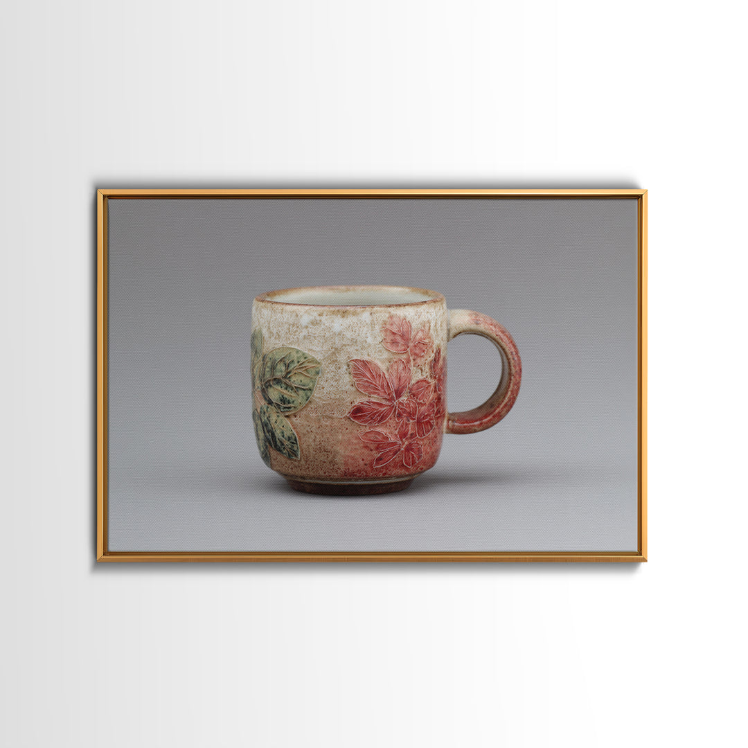 Espresso Cup with Rising Steam and Warm Canvas Print, Coffee Shop Art, Modern Decor, Cafe Decor, Fine Art, Cafe, Wall Decor, CSA-3x2-53