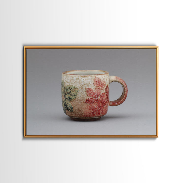 Espresso Cup with Rising Steam and Warm Canvas Print, Coffee Shop Art, Modern Decor, Cafe Decor, Fine Art, Cafe, Wall Decor, CSA-3x2-53