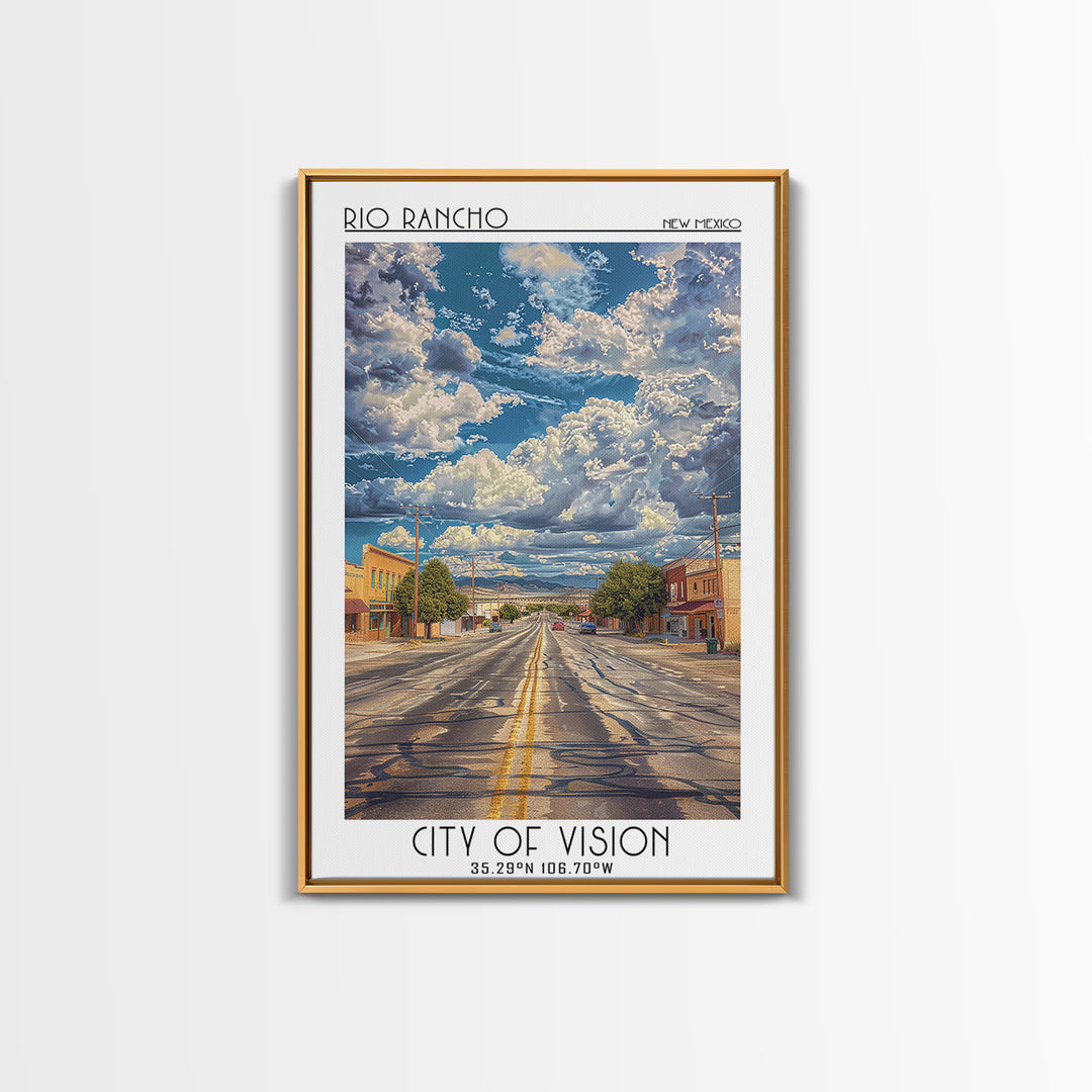 Rio Rancho Travel Poster, Canvas Print, Poster Print, Travel Wall Art, Travel Decor, Wall Art, Retro Travel Poster, Gallery Wall Set