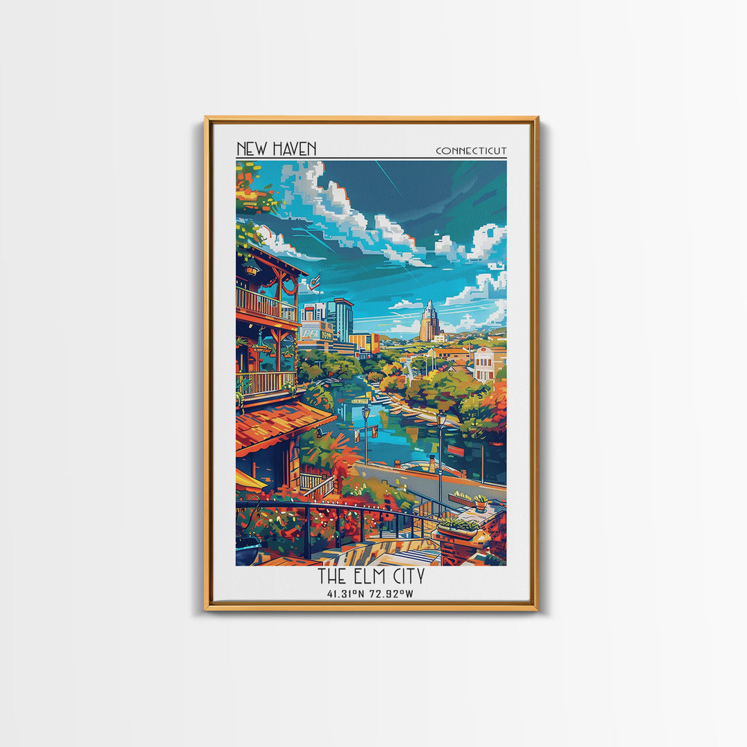 New Braunfels Travel Poster, Canvas Print, City Travel Poster, Travel Wall Art, Gallery Wall Set, Home Office Decor, Wanderlust Gift