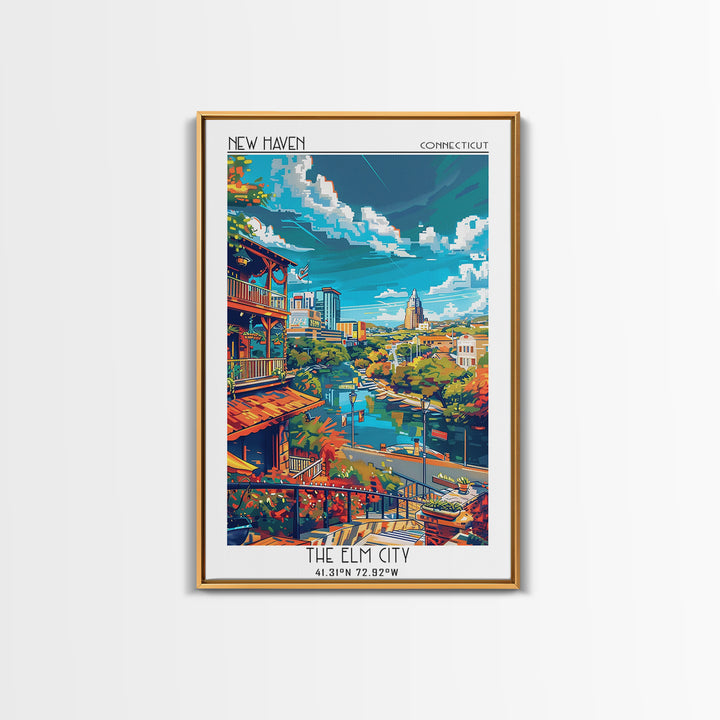 New Braunfels Travel Poster, Canvas Print, City Travel Poster, Travel Wall Art, Gallery Wall Set, Home Office Decor, Wanderlust Gift