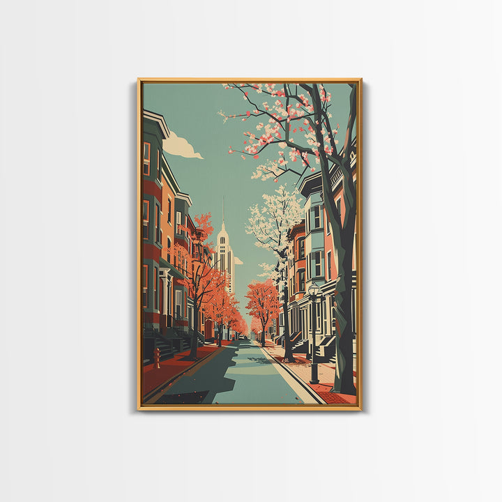 Alexandria Travel Poster, Framed Canvas Print, City Travel Poster, Vintage City Poster, City Wall Art, City Art Print, Landscape Art