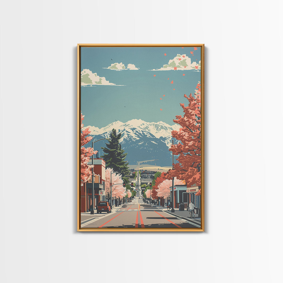 Arvada Travel Poster, Canvas Print, Poster Print, Travel Wall Art, Wanderlust Gift, Travel Art Print, Retro Travel Poster, Art Print