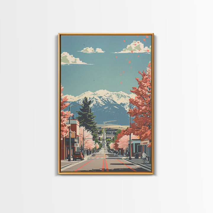 Arvada Travel Poster, Canvas Print, Poster Print, Travel Wall Art, Wanderlust Gift, Travel Art Print, Retro Travel Poster, Art Print