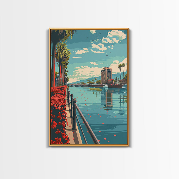 Glendale Travel Poster, Canvas Print, Travel Prints, Landscape Art, Fine Art Print, City Art Print, Travel Art Print, Travel Posters