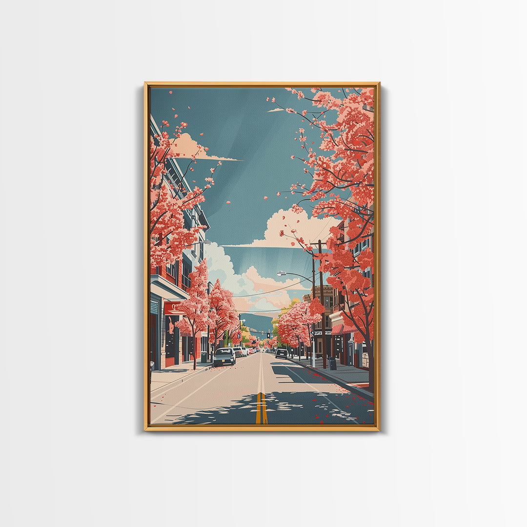 Greeley Travel Poster, Canvas Print, City Travel Poster, Travel Wall Art, Travel Art Print, Fine Art Print, Travel Print, Home Decor