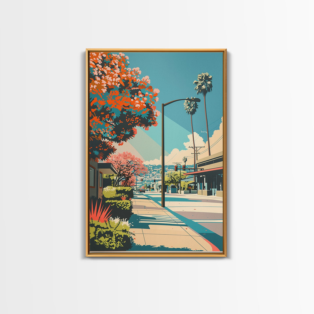 Hayward Travel Poster, Canvas Print, Retro Travel Poster, City Wall Art, Home Decor, Gallery Wall Set, Landscape Art, City Art Print