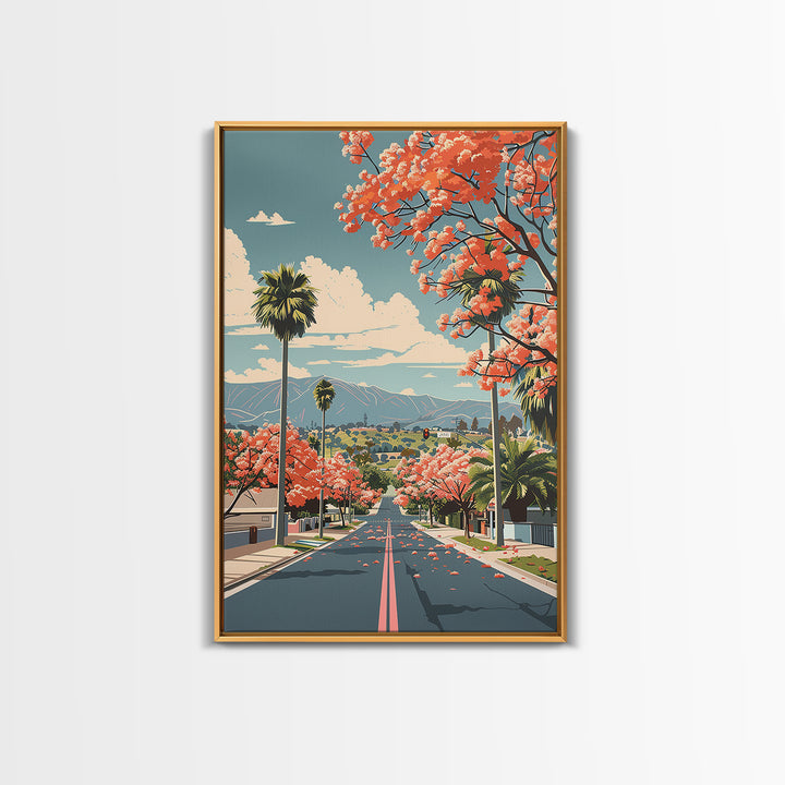 Jurupa Valley Travel Poster, Canvas Print, City Travel Poster, Vintage City Poster, Retro Wall Art, Gallery Wall Set, Vintage Poster