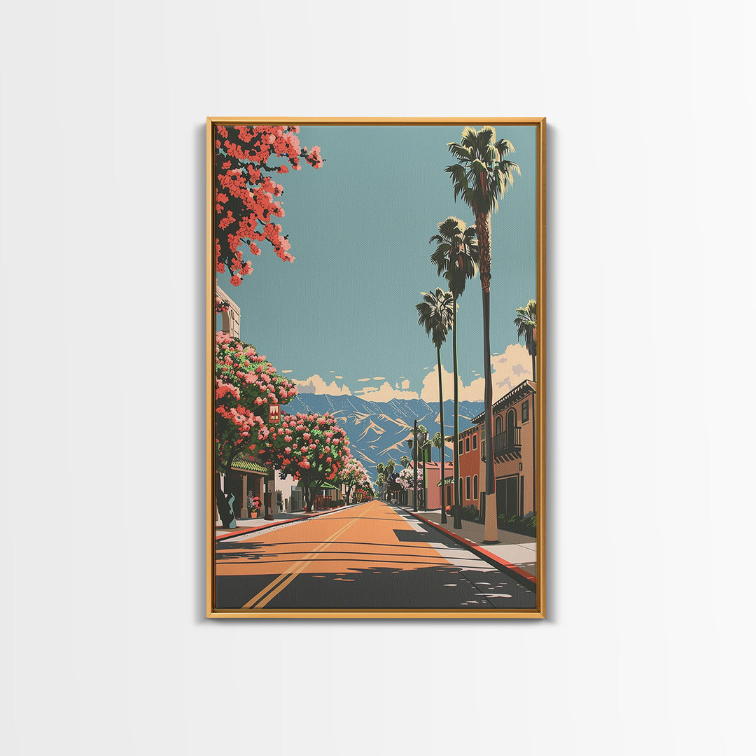 Lancaster Travel Poster, Canvas Print, Retro Wall Art, Travel Print, City Travel Poster, Poster Art, Vintage Travel, Vintage Posters