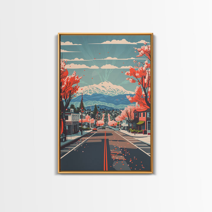 Menifee Travel Poster, Canvas Print, Poster Print, Travel Wall Art, Retro Wall Art, Travel Print, Colorful Wall Art, Wanderlust Gift