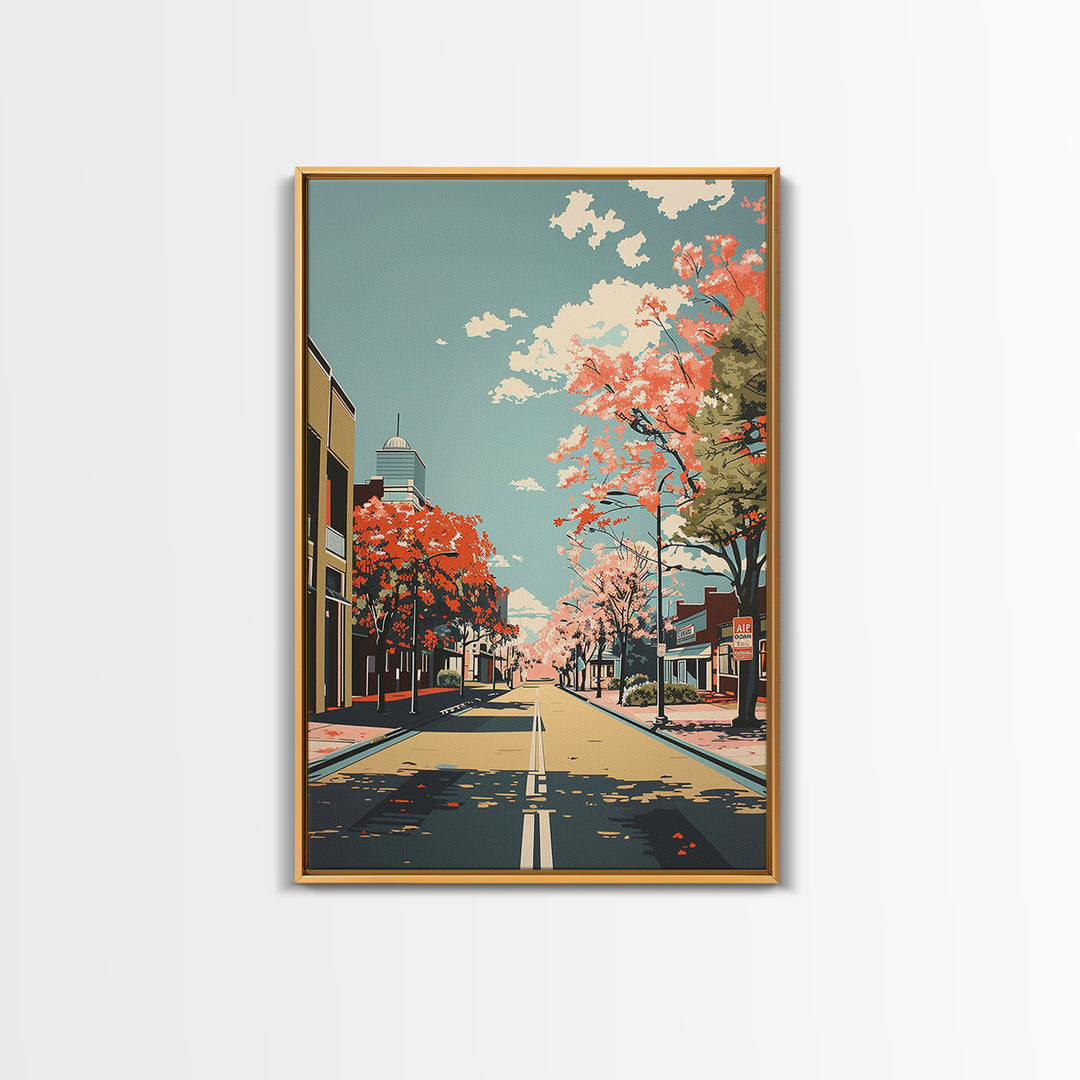 Mesquite Travel Poster, Canvas Print, Retro Wall Art, Travel Print, Poster Print, Vintage City Poster, Minimalist Poster, Poster Art