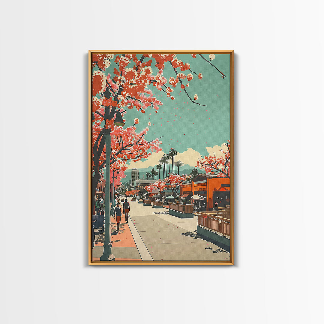 Moreno Valley Travel Poster, Canvas Print, Vintage Travel Print, City Wall Art, City Travel Poster, Travel Posters, Travel Art Print
