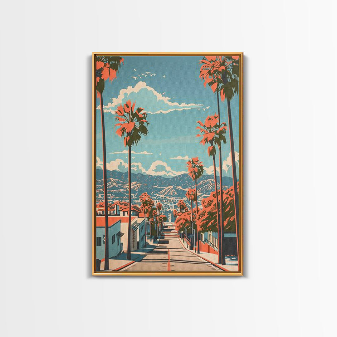 Rialto Travel Poster, Framed Canvas Print, Travel Wall Art, City Wall Art, Wanderlust Gift, Poster Print, Travel Art Print, Wall Art