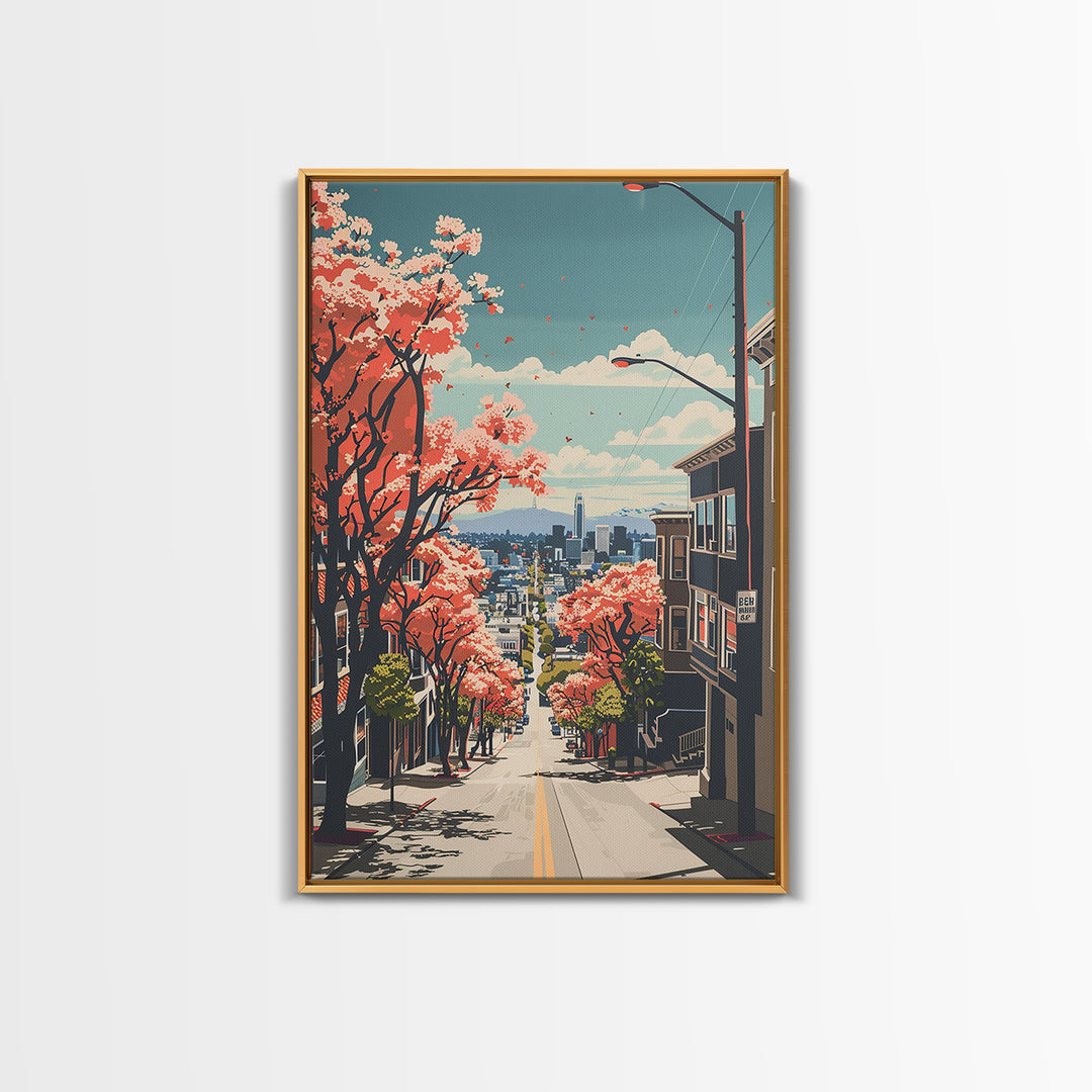 San Mateo Travel Poster, Canvas Print, City Art Print, Travel Wall Art, Home Decor, Poster Art, Living Room Wall Art, Travel Posters