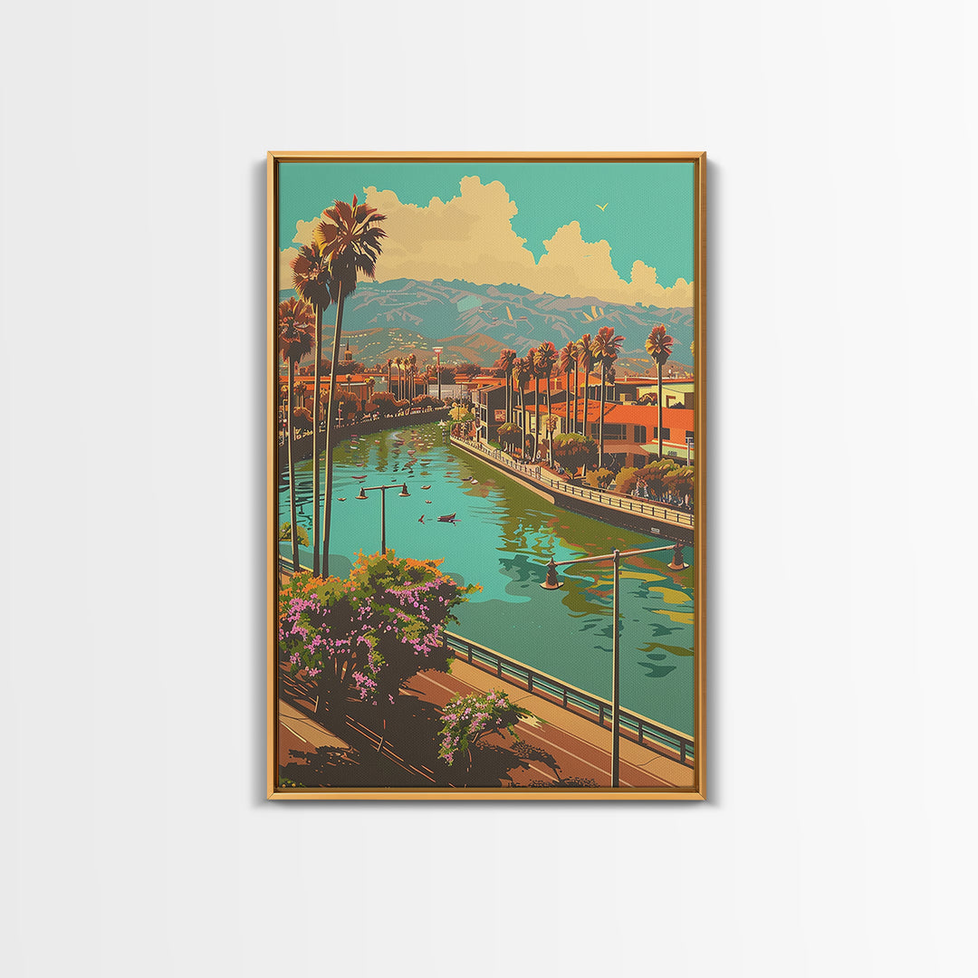 Santa Ana Travel Poster, Canvas Print, City Travel Poster, Vintage City Poster, Minimalist Poster, City Illustration, Retro Wall Art
