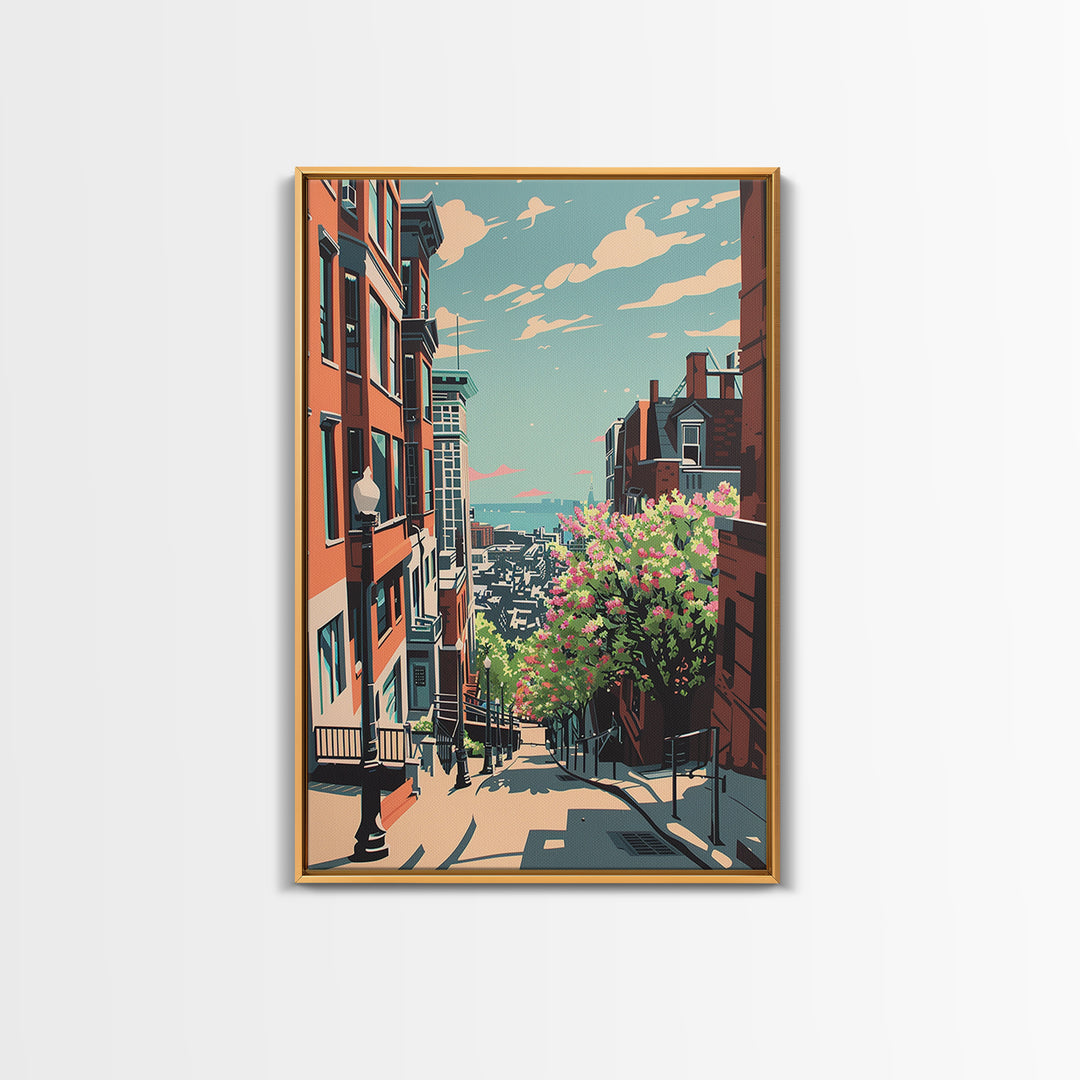 Stamford Travel Poster, Canvas Print, City Travel Poster, Travel Wall Art, Travel Decor, Landscape Art, Poster Print, Travel Posters