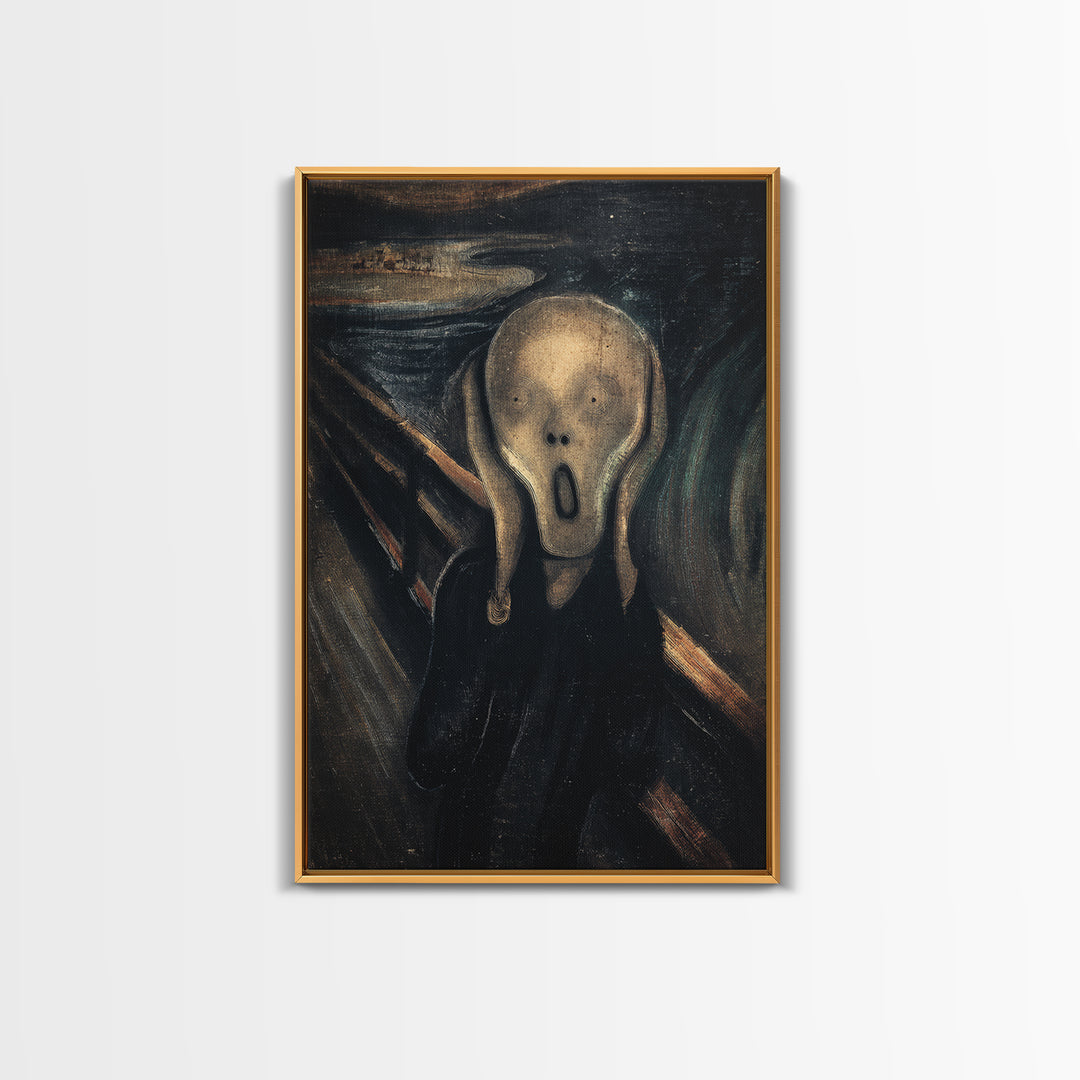 The Antique Spirit Board, Expressionist Gothic Art, Vertical Wall Art, Dark Halloween Decor, Canvas Print, Halloween Wall Art
