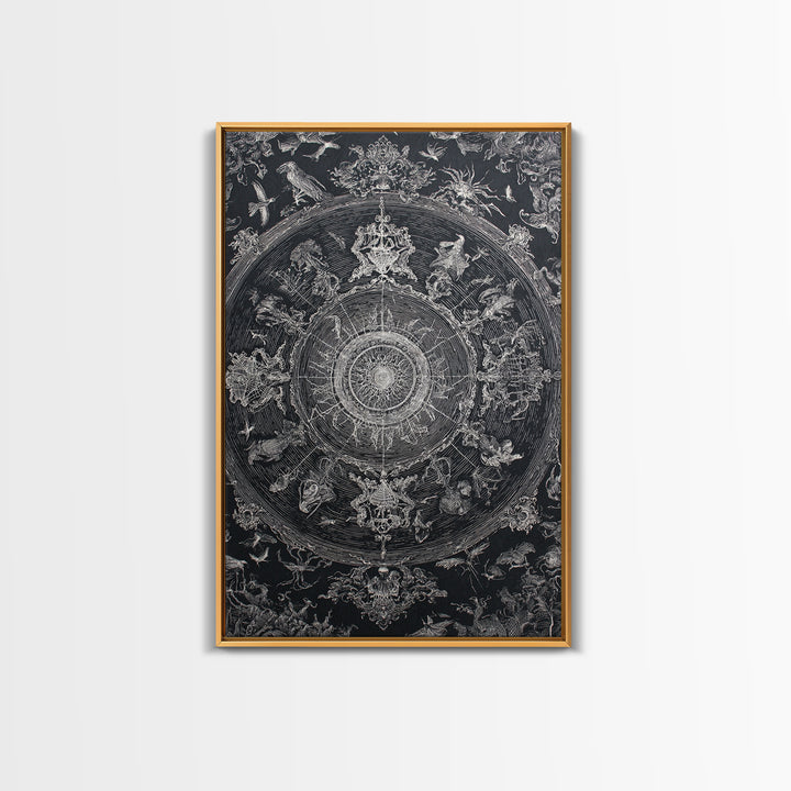 Black Lace And Cobwebs, Victorian Macabre Art, Vertical Wall Art, Gothic Horror Wall Art, Framed Canvas Print, Halloween Wall Art