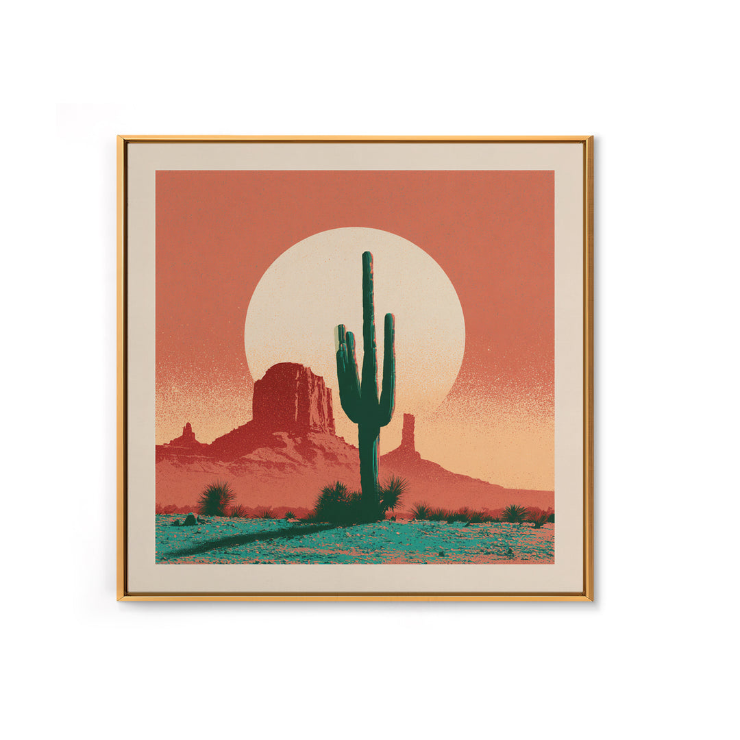 Minimal Beige Sun Canvas Print, Desert Art, Luxury Decor, Southwestern Decor, Fine Art, Desert, Wall Art Prints, DES-1x1-94