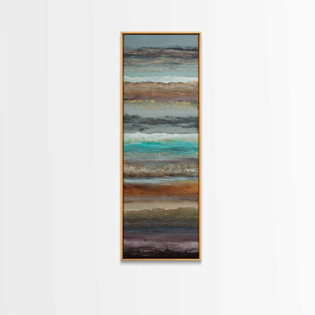 Camel Caravan Crossing Golden Dunes Canvas Print, Desert Art, Living Room Art, Southwestern Decor, Fine Art, Desert, DES-1x3-43