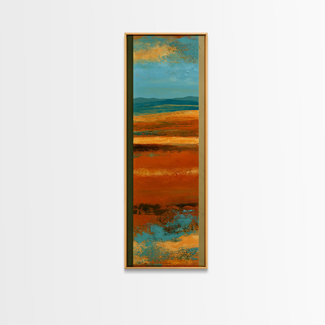 Ancient Desert Petroglyph Design Canvas Print, Desert Art, Home Decor, Southwestern Decor, Fine Art, Desert, Printable Art, DES-1x3-9