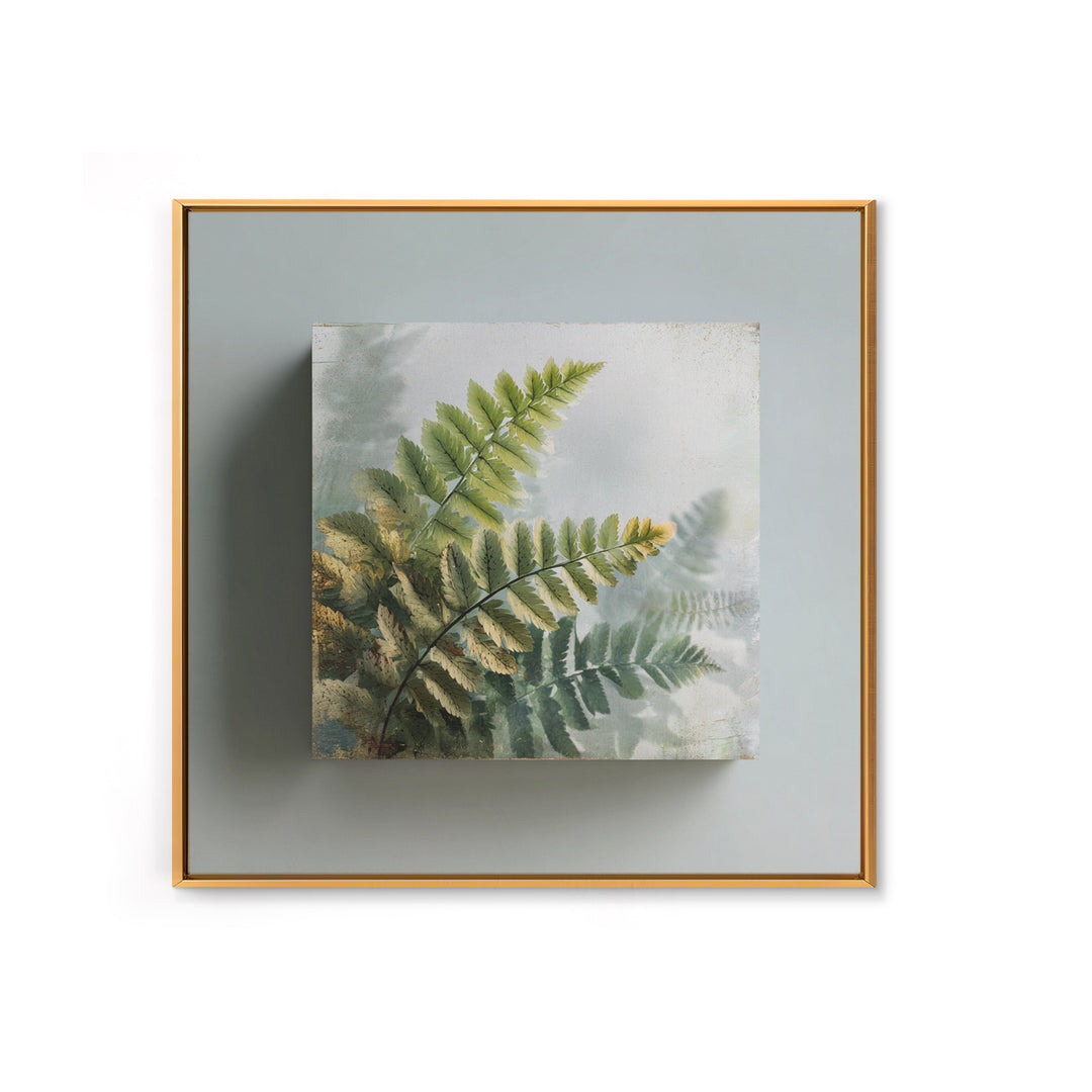 Botanical Fern Study Canvas Print, Dental Office Art, Dental, Office Decor, Fine Art, Calm, Tooth Art, Dentistry Art, DOA-1x1-19