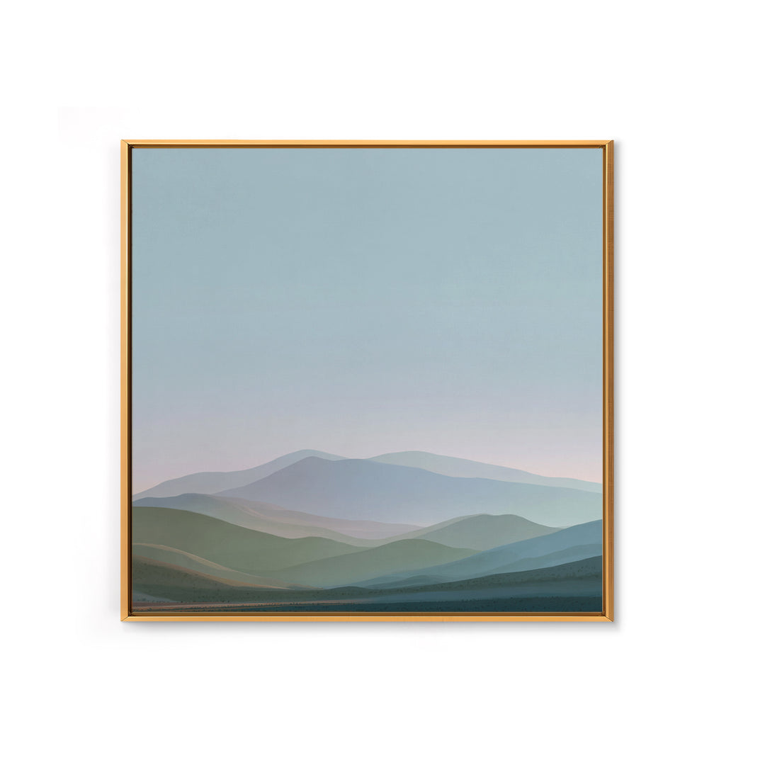 Soft Gradient Sunrise Canvas Print, Dental Office Art, Digital Print, Office Decor, Fine Art, Calm, Medical Office Decor, DOA-1x1-20