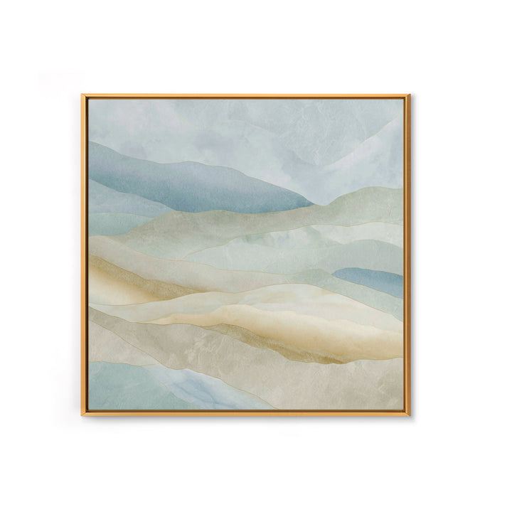 Clean Marble Texture Framed Canvas Print, Dental Office Art, Dentistry Art, Office Decor, Watercolor Art, Calm, Fine Art Print, DOA-1x1-24