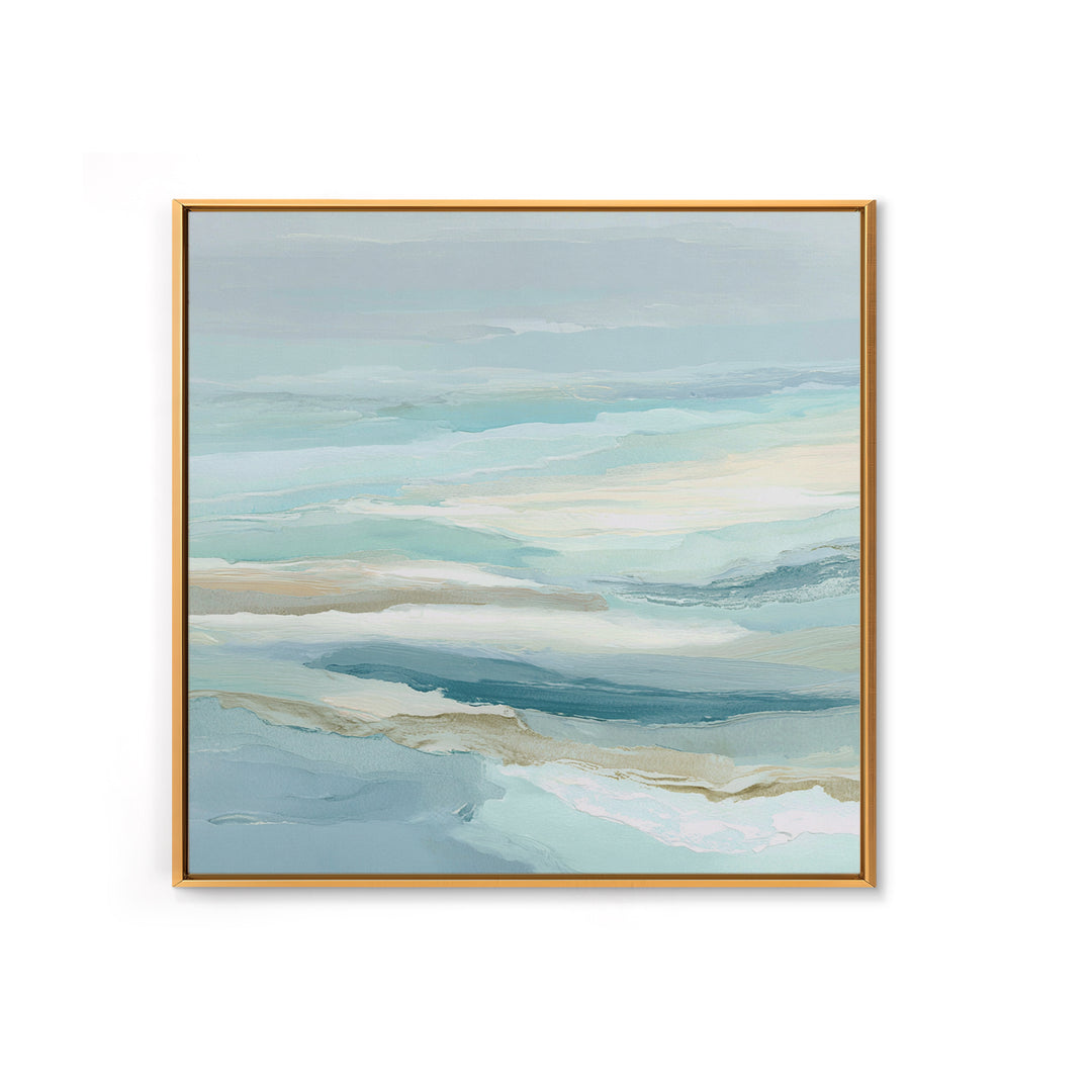 Calming Abstract Ocean Waves Canvas Print, Dental Office Art, Printable Digital, Office Decor, Fine Art, Calm, Neutral Decor, DOA-1x1-25