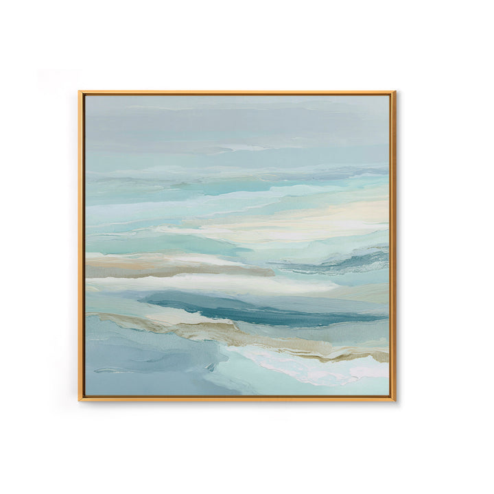 Calming Abstract Ocean Waves Canvas Print, Dental Office Art, Printable Digital, Office Decor, Fine Art, Calm, Neutral Decor, DOA-1x1-25