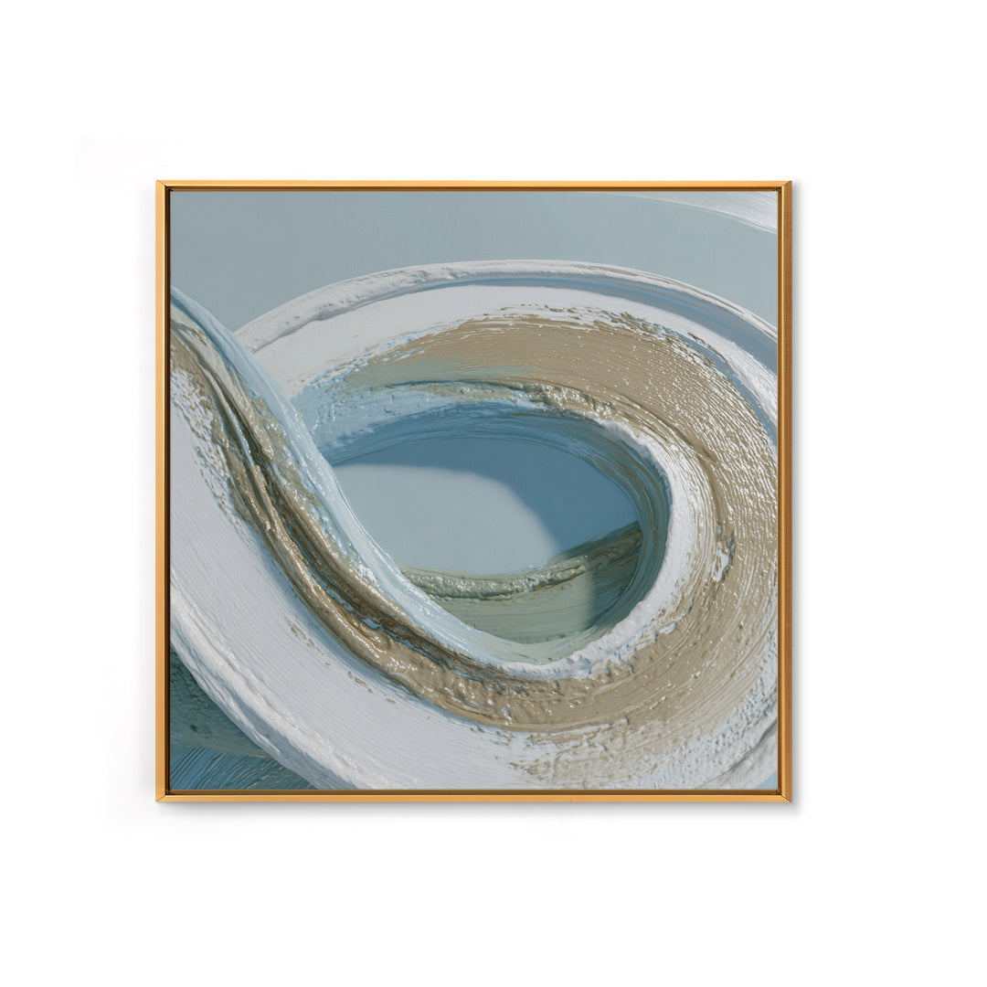 Minimal Smile Curve Abstract Framed Canvas Print, Dental Office Art, Tooth Art, Office Decor, Abstract Art, Calm, Modern Decor, DOA-1x1-29
