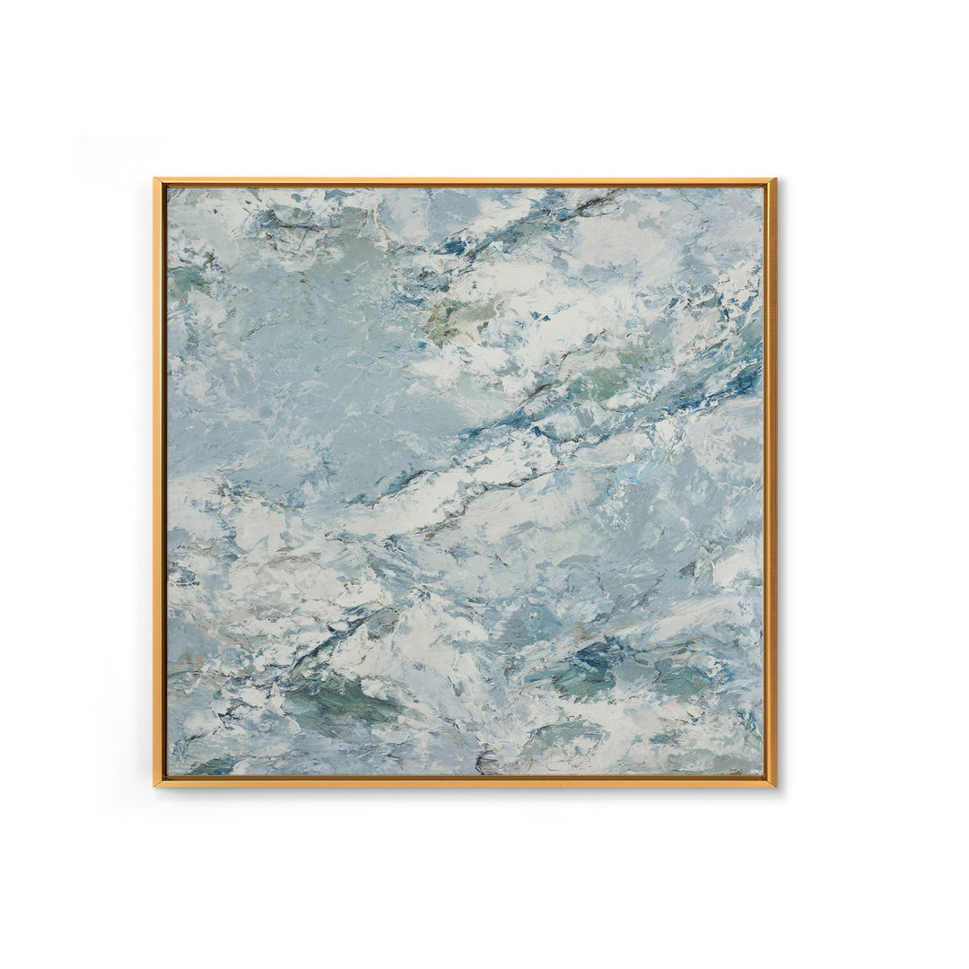 Clean Marble Texture Framed Canvas Print, Dental Office Art, Wall Art, Office Decor, Fine Art, Calm, Dental Office Decor, DOA-1x1-48