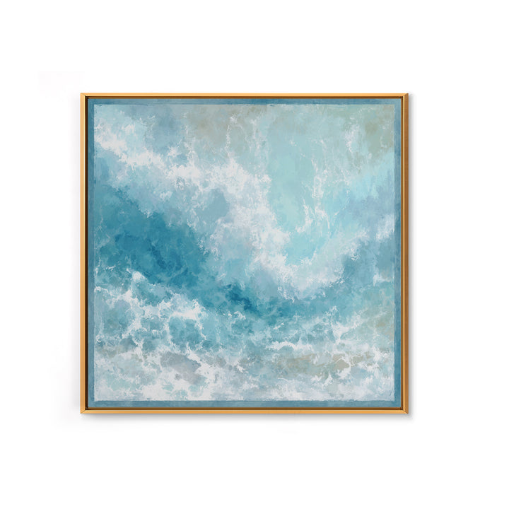 Calming Abstract Ocean Waves Canvas Print, Dental Office Art, Printable Digital, Office Decor, Fine Art, Calm, Neutral Decor, DOA-1x1-49