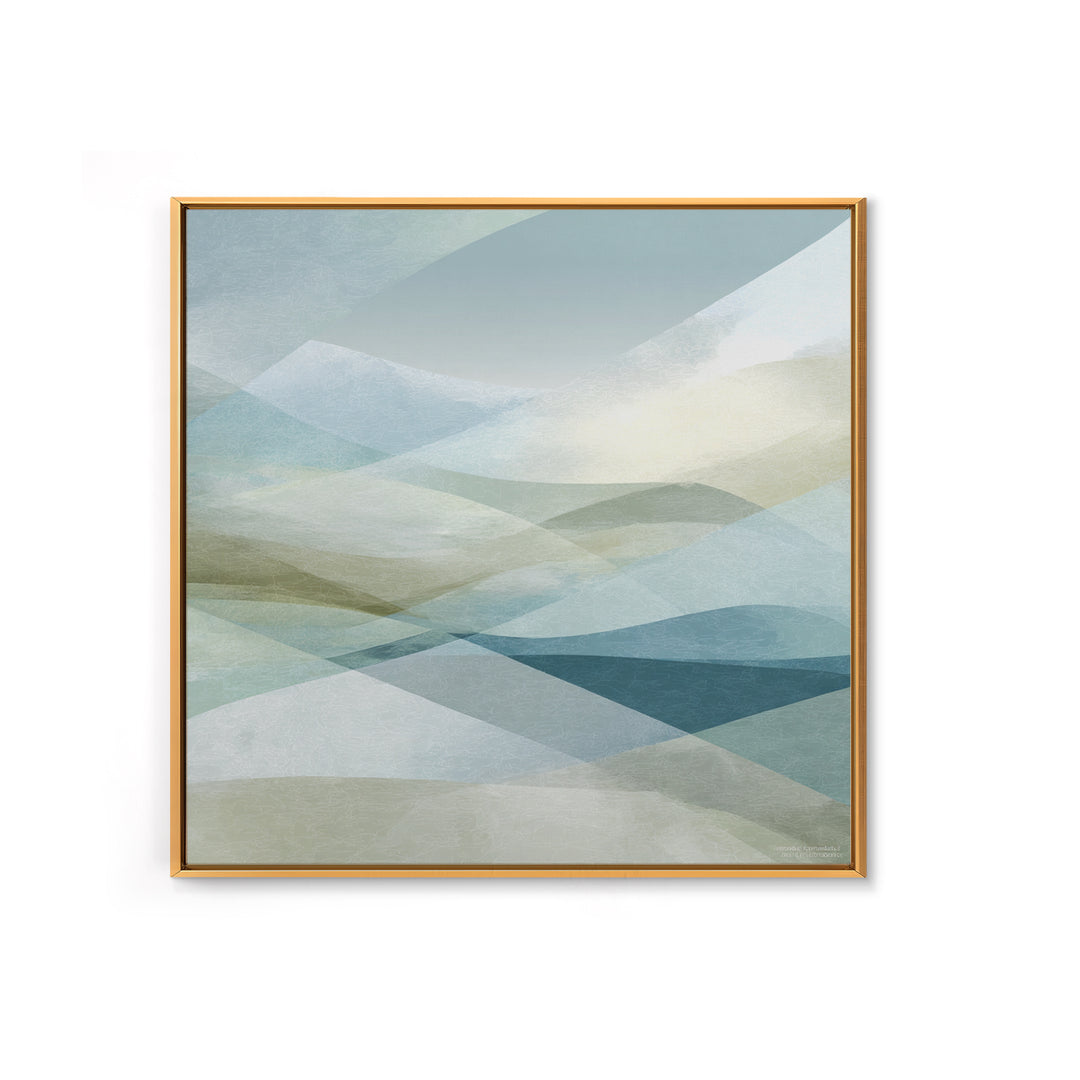 Clean Geometric Art Framed Canvas Print, Dental Office Art, Minimalist Wall Art, Office Decor, Abstract Art, Calm, Dental Decor, DOA-1x1-56