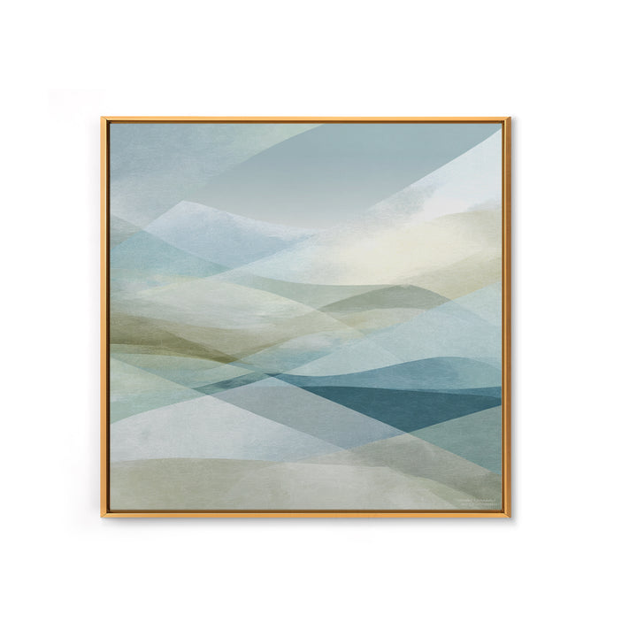 Clean Geometric Art Framed Canvas Print, Dental Office Art, Minimalist Wall Art, Office Decor, Abstract Art, Calm, Dental Decor, DOA-1x1-56