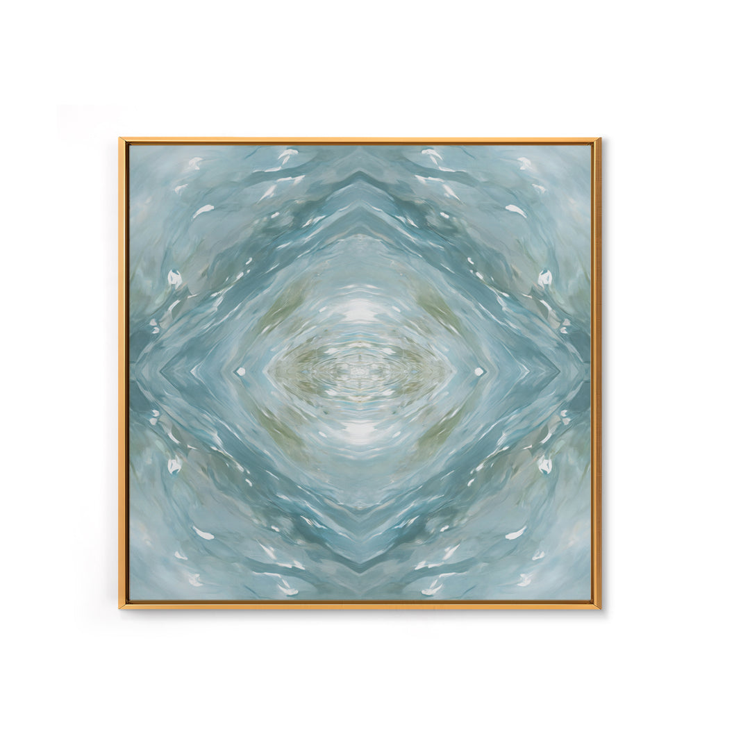 Abstract Water Ripple Pattern Framed Canvas Print, Dental Office Art, Medical Decor, Office Decor, Fine Art, Calm, Home Decor, DOA-1x1-61