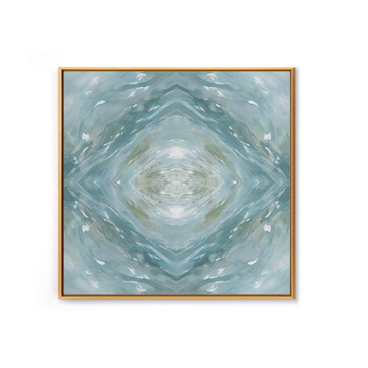 Abstract Water Ripple Pattern Framed Canvas Print, Dental Office Art, Medical Decor, Office Decor, Fine Art, Calm, Home Decor, DOA-1x1-61