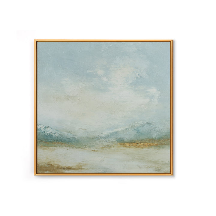 Gentle Mountain Landscape Canvas Print, Dental Office Art, Dental Hygienist, Office Decor, Fine Art, Calm, Statement Artwork, DOA-1x1-76