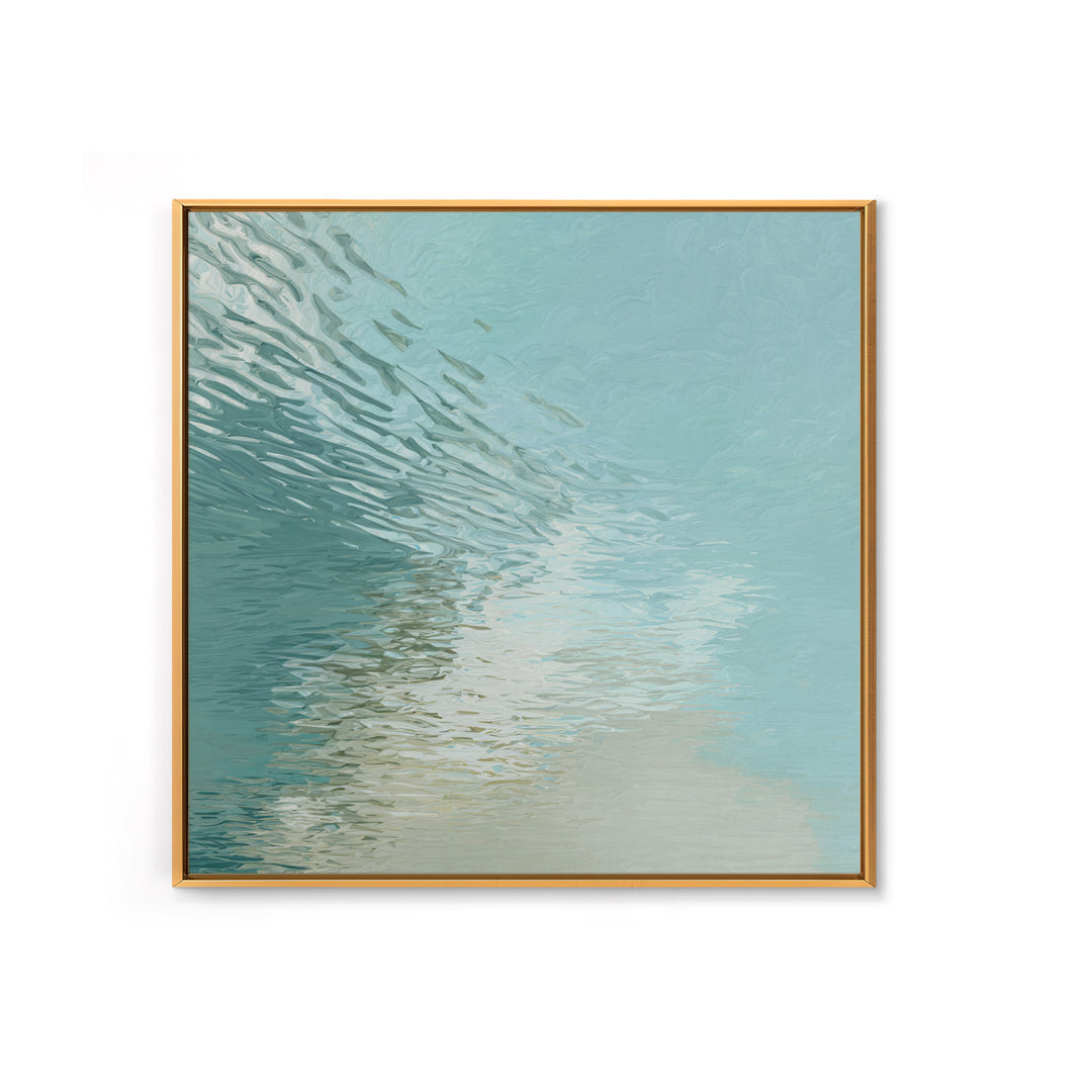 Abstract Water Ripple Pattern Canvas Print, Dental Office Art, Dental Hygienist, Office Decor, Calm, Statement Artwork, DOA-1x1-85