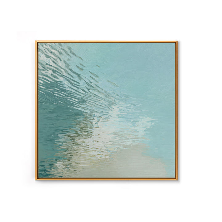 Abstract Water Ripple Pattern Canvas Print, Dental Office Art, Dental Hygienist, Office Decor, Calm, Statement Artwork, DOA-1x1-85