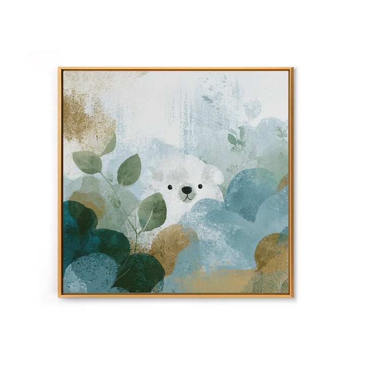 Cheerful Animal Dentist Themed Character Without Text Canvas Print, Dental Office Art, Office Decor, Fine Art, Calm, Art Print, DOA-1x1-98
