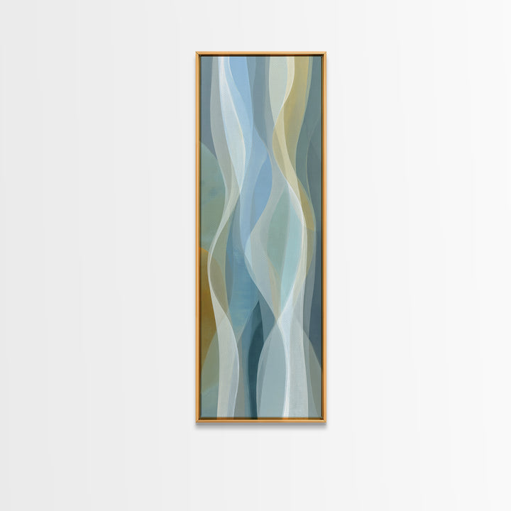 Minimal Smile Curve Abstract Canvas Print, Dental Office Art, Office Decor, Fine Art, Calm, Art Print, Room Decor, DOA-1x3-17