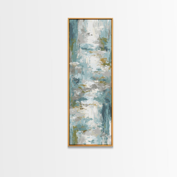 Clean Geometric Art Framed Canvas Print, Dental Office Art, Tooth Art, Office Decor, Calm, Modern Decor, Fine Art Print, DOA-1x3-20
