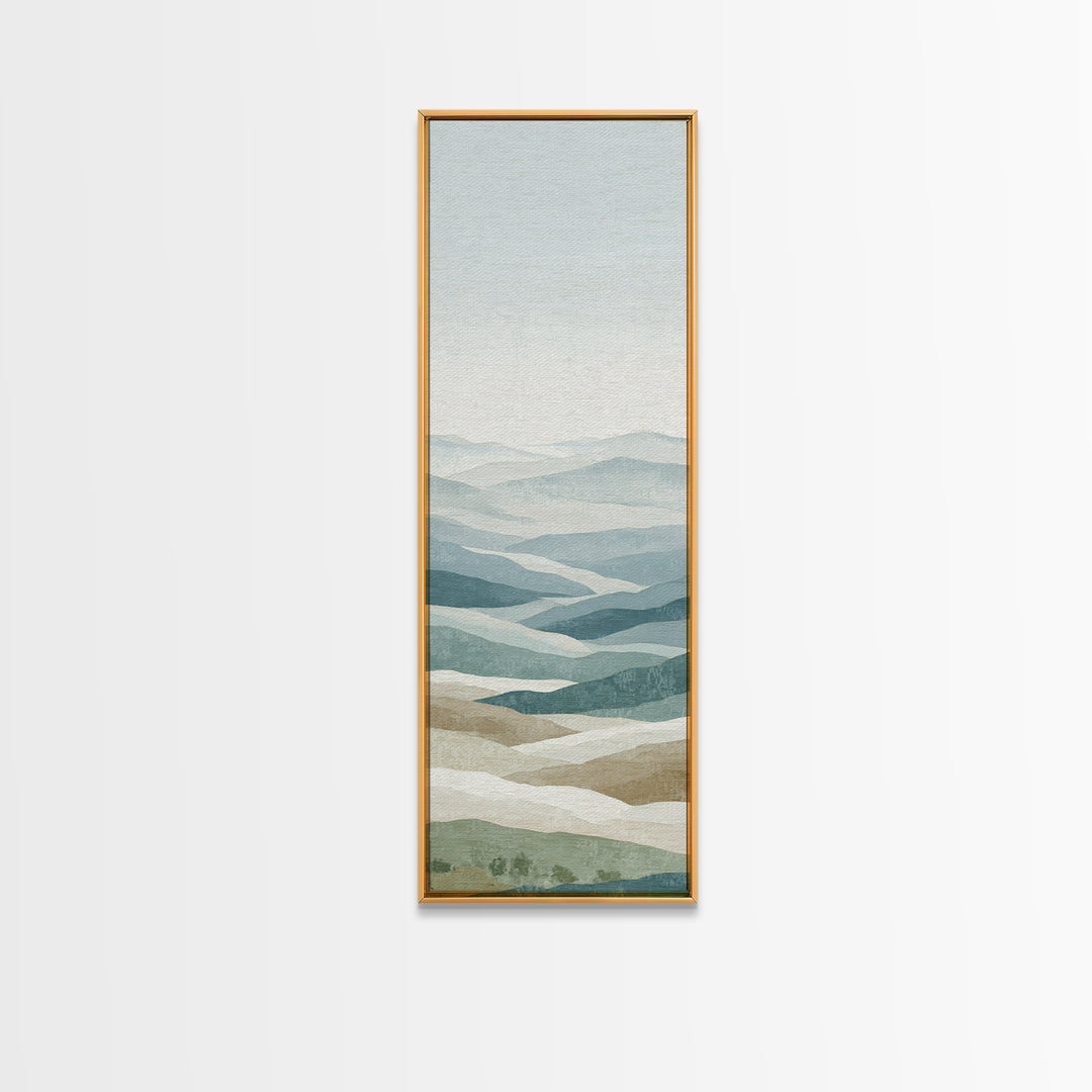 Minimal Line Faces Framed Canvas Print, Dental Office Art, Medical Decor, Office Decor, Fine Art, Calm, Gallery Decor, DOA-1x3-4