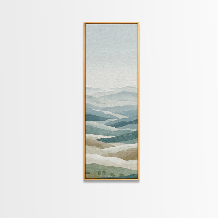 Minimal Line Faces Framed Canvas Print, Dental Office Art, Medical Decor, Office Decor, Fine Art, Calm, Gallery Decor, DOA-1x3-4