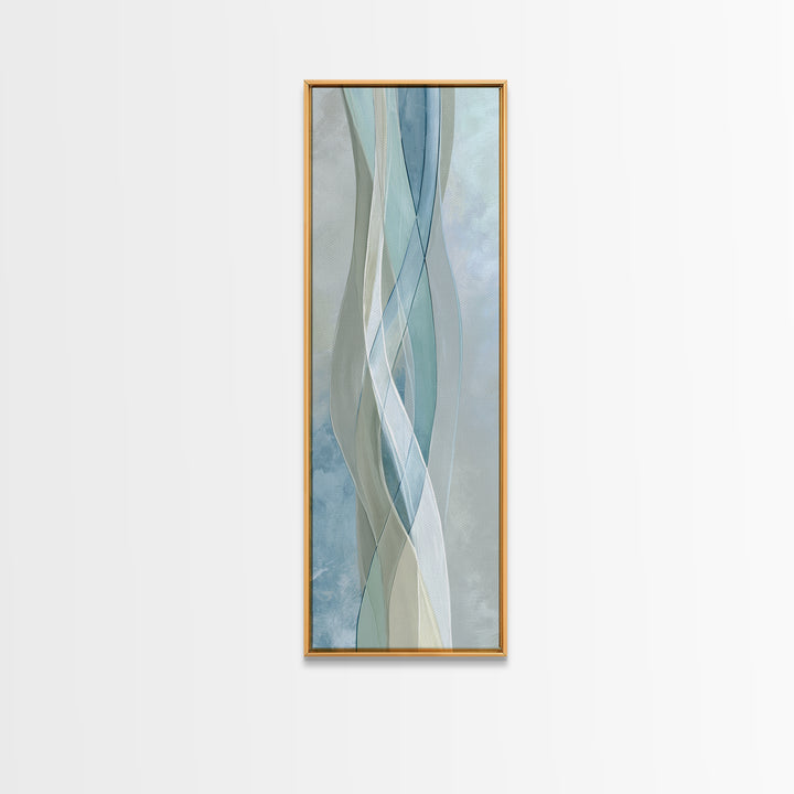 Minimal Smile Curve Abstract Canvas Print, Dental Office Art, Office Decor, Abstract Art, Calm, Medical Office Decor, DOA-1x3-41