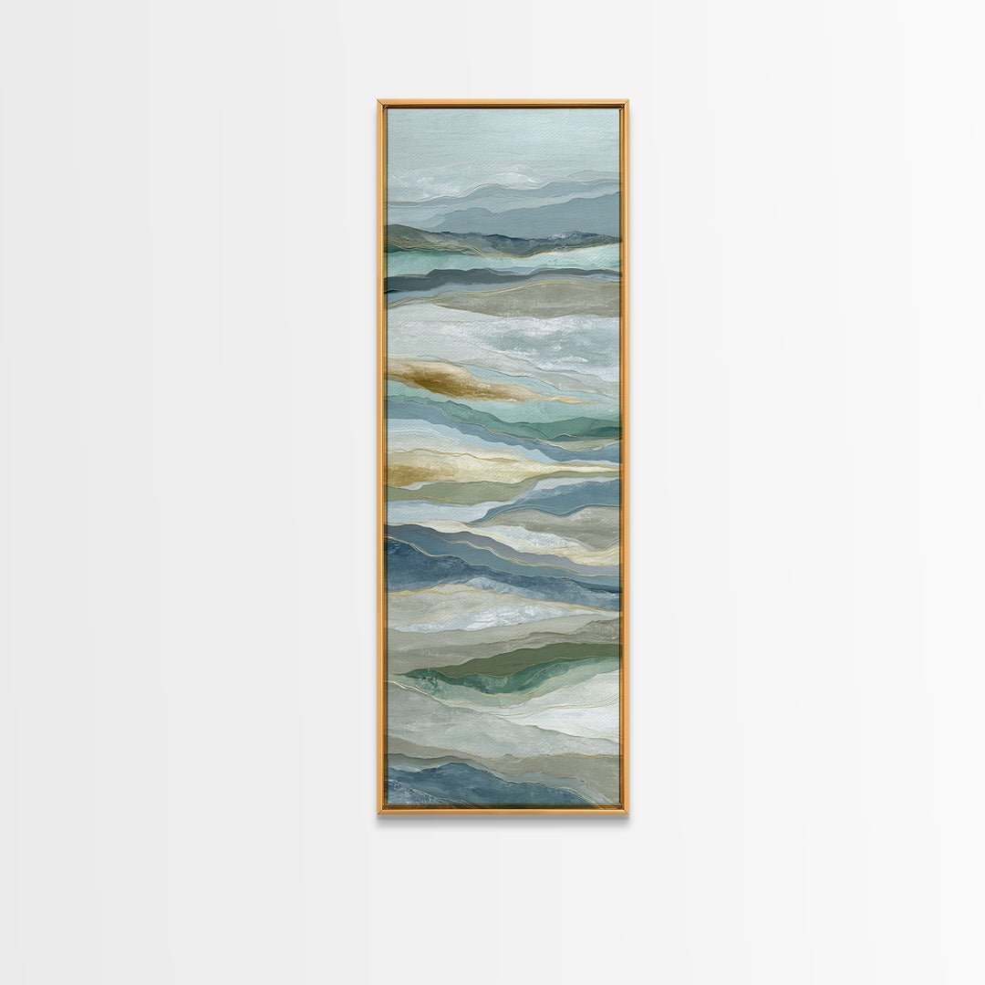 Clean Marble Texture Canvas Print, Dental Office Art, Gallery Decor, Office Decor, Abstract Art, Calm, Minimalist Decor, DOA-1x3-60